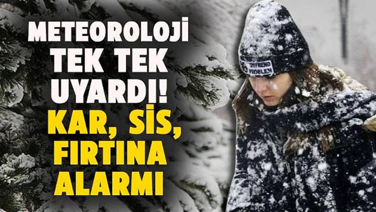 Meteoroloji'den kritik uyarı: Türkiye’yi bekleyen soğuk ve kar manzaraları!